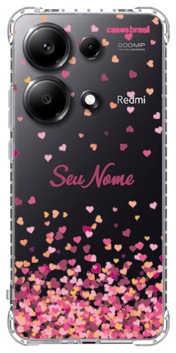 Capinha para Celular Corações Flutuantes