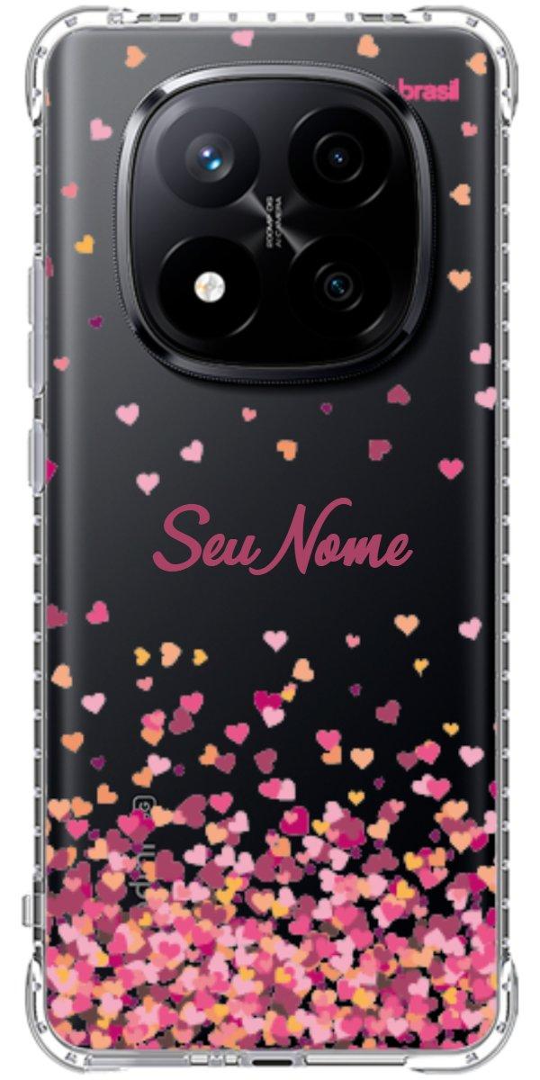 Capinha para Celular Corações Flutuantes