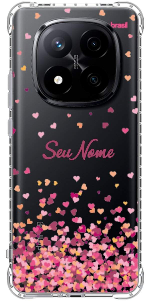 Capinha para Celular Corações Flutuantes