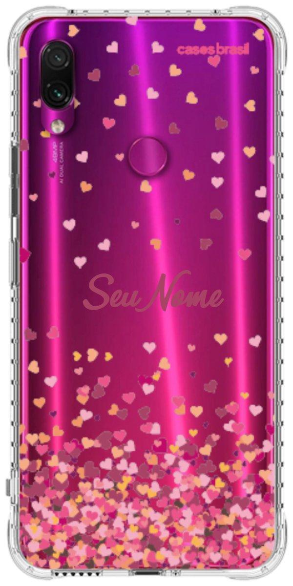 Capinha para Celular Corações Flutuantes