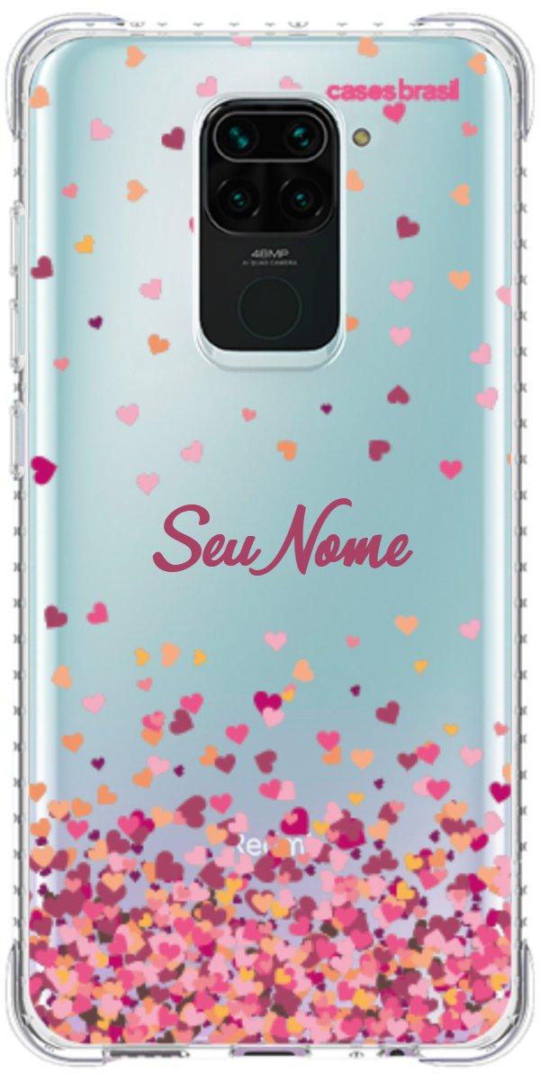 Capinha para Celular Corações Flutuantes