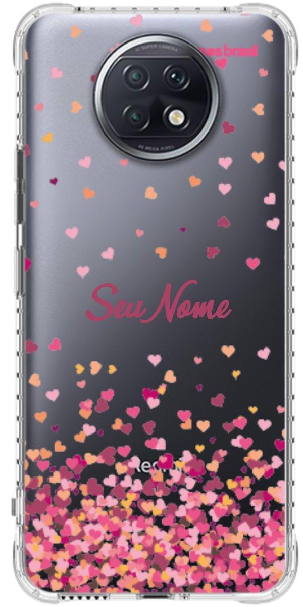 Capinha para Celular Corações Flutuantes