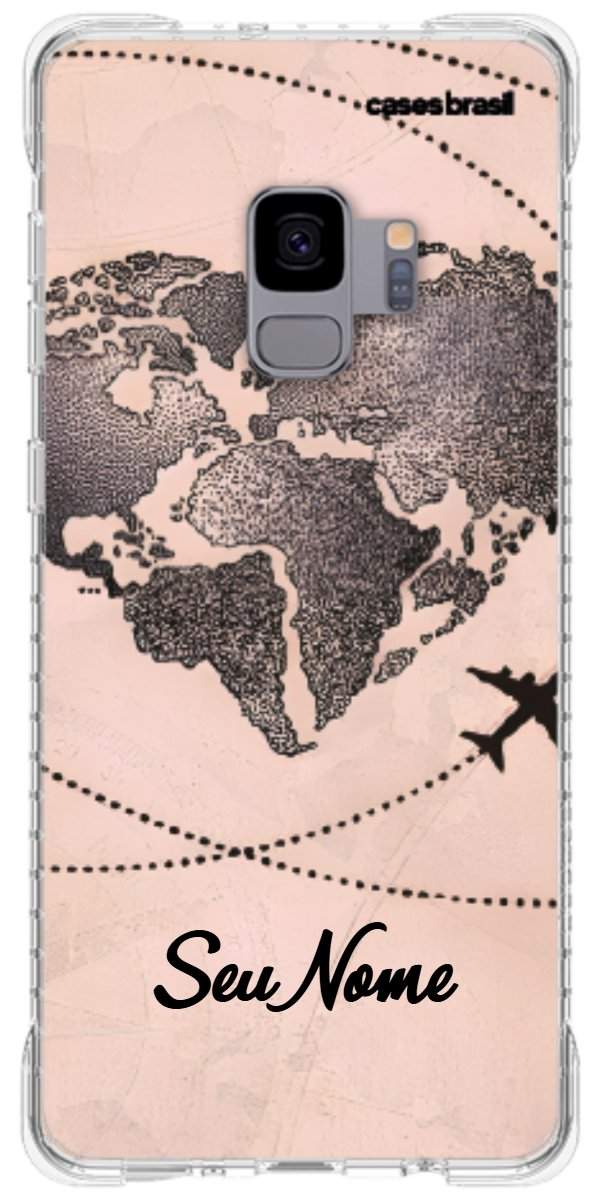 Capinha para Celular Amor por Viajar Rose