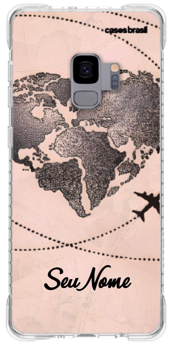Capinha para Celular Amor por Viajar Rose