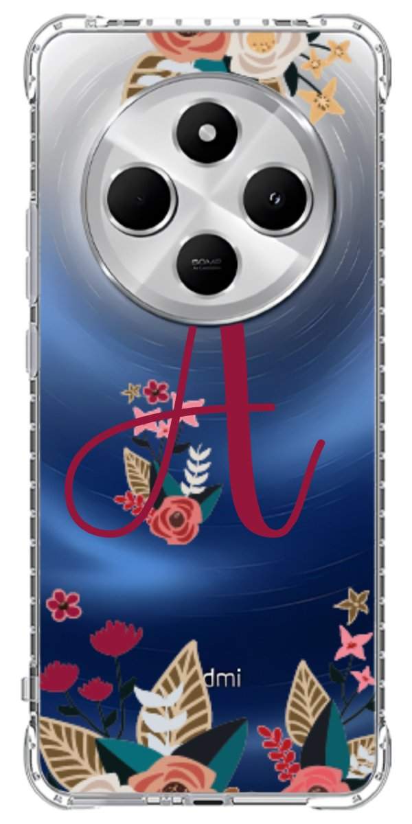 Capinha para Celular Flores com a Inicial
