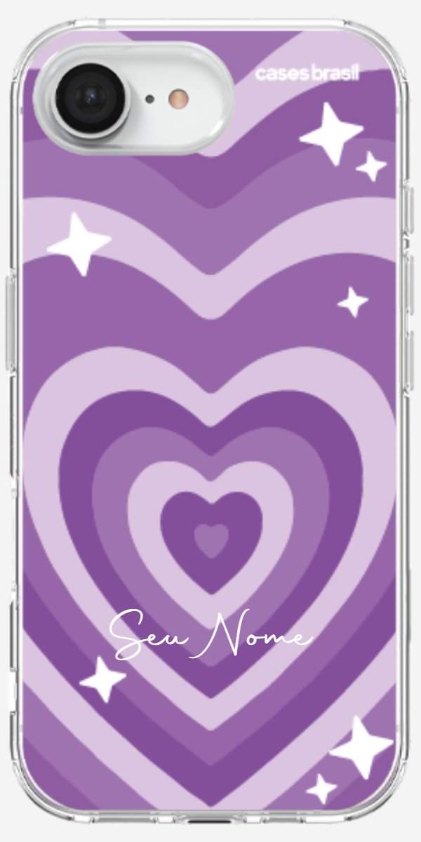 Capinha para Celular Amor Roxinho