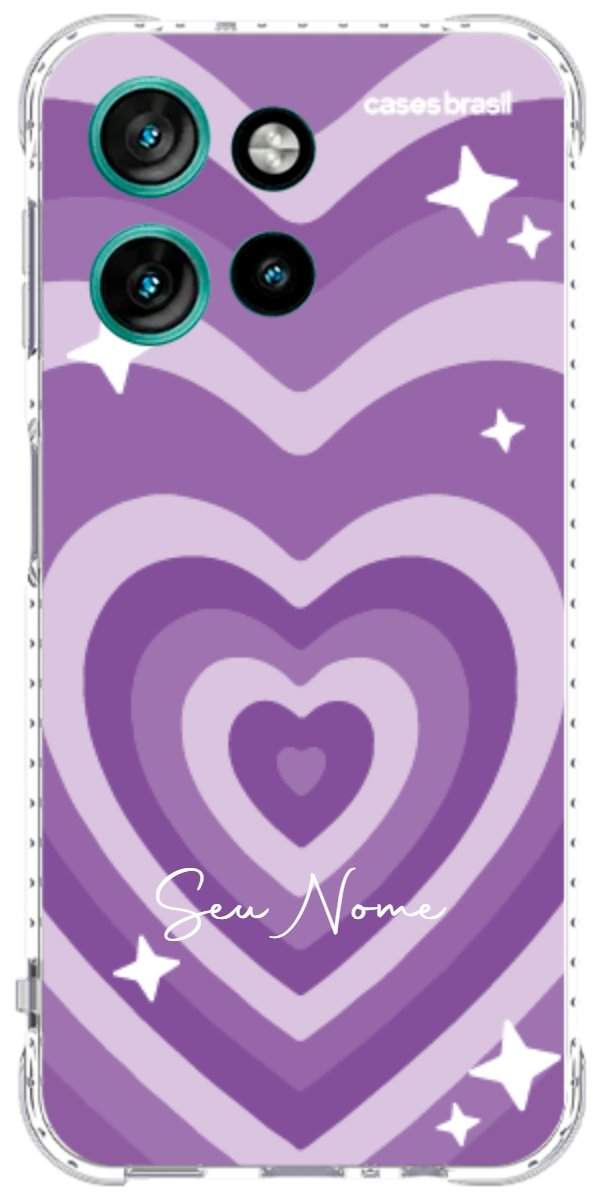 Capinha para Celular Amor Roxinho