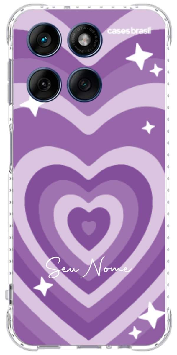Capinha para Celular Amor Roxinho