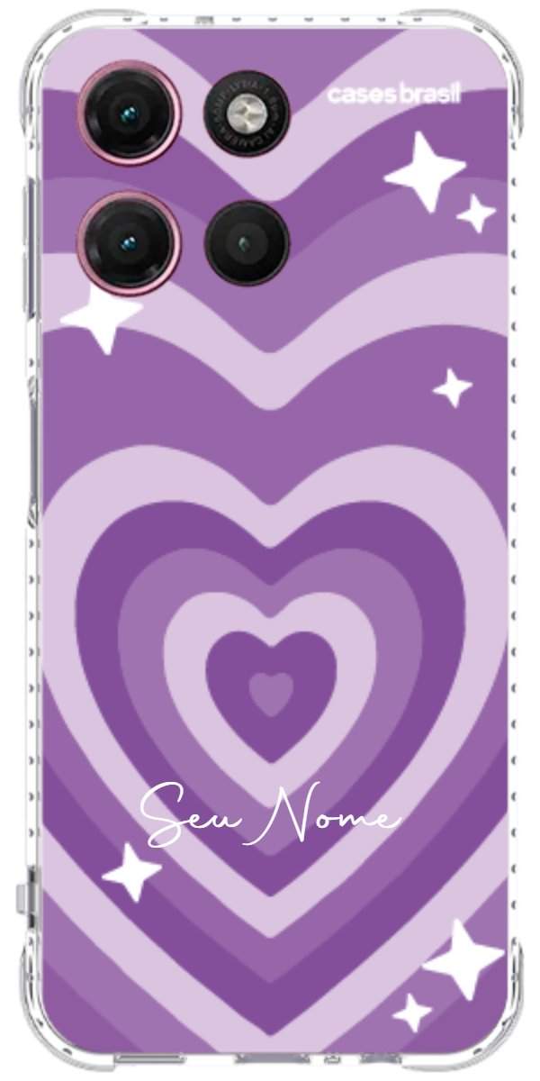 Capinha para Celular Amor Roxinho