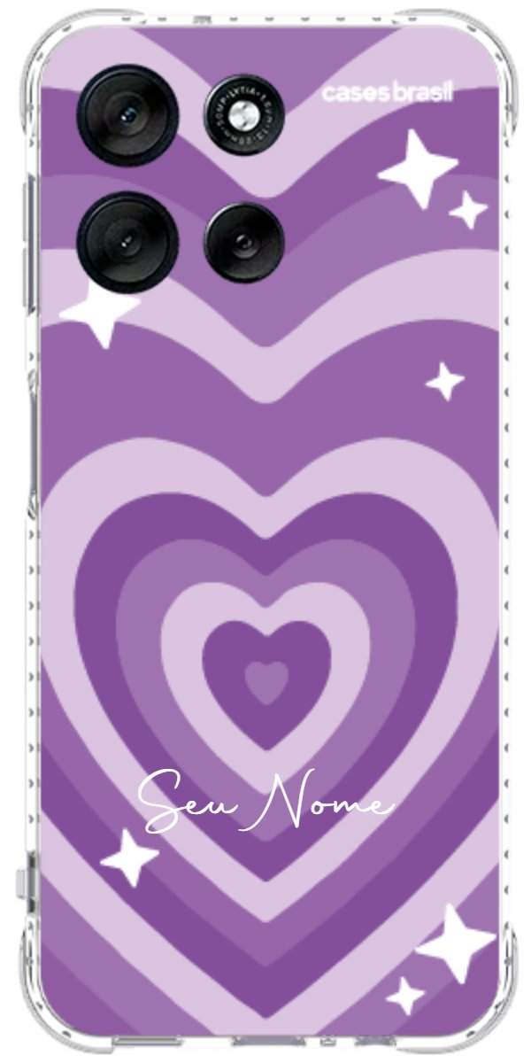 Capinha para Celular Amor Roxinho