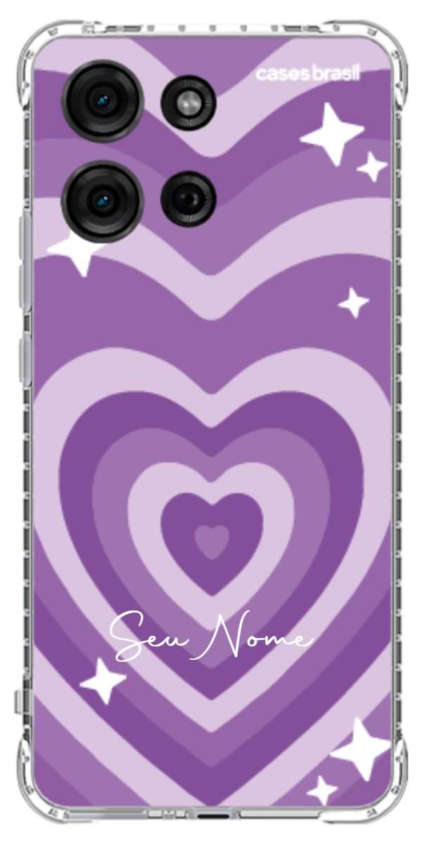 Capinha para Celular Amor Roxinho