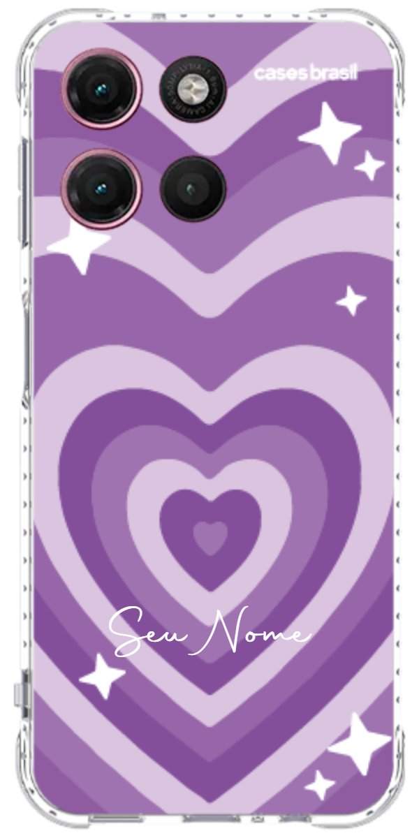 Capinha para Celular Amor Roxinho