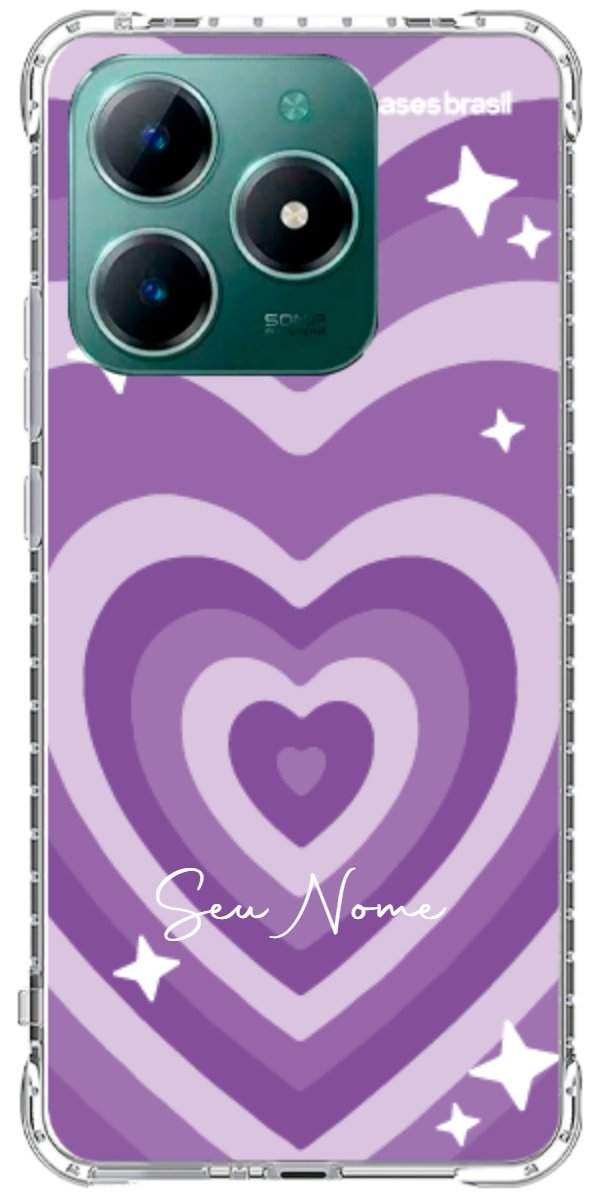Capinha para Celular Amor Roxinho
