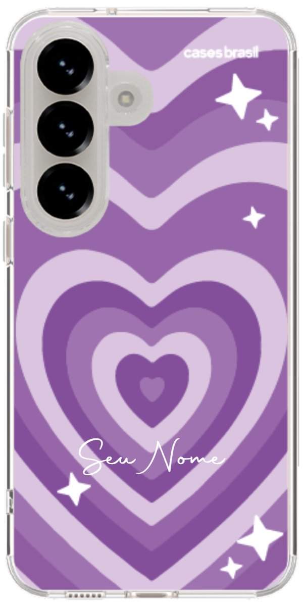 Capinha para Celular Amor Roxinho