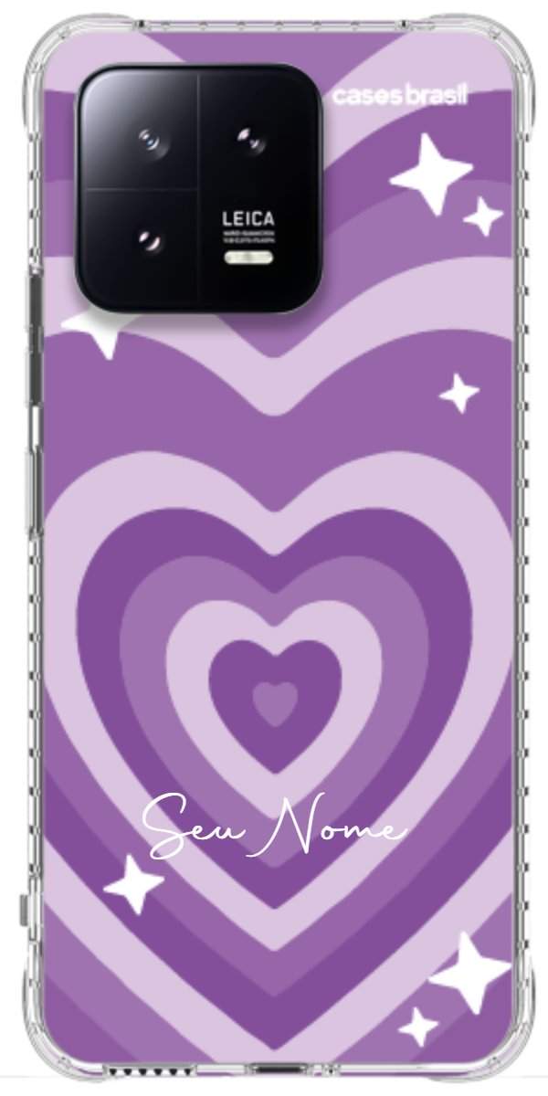 Capinha para Celular Amor Roxinho