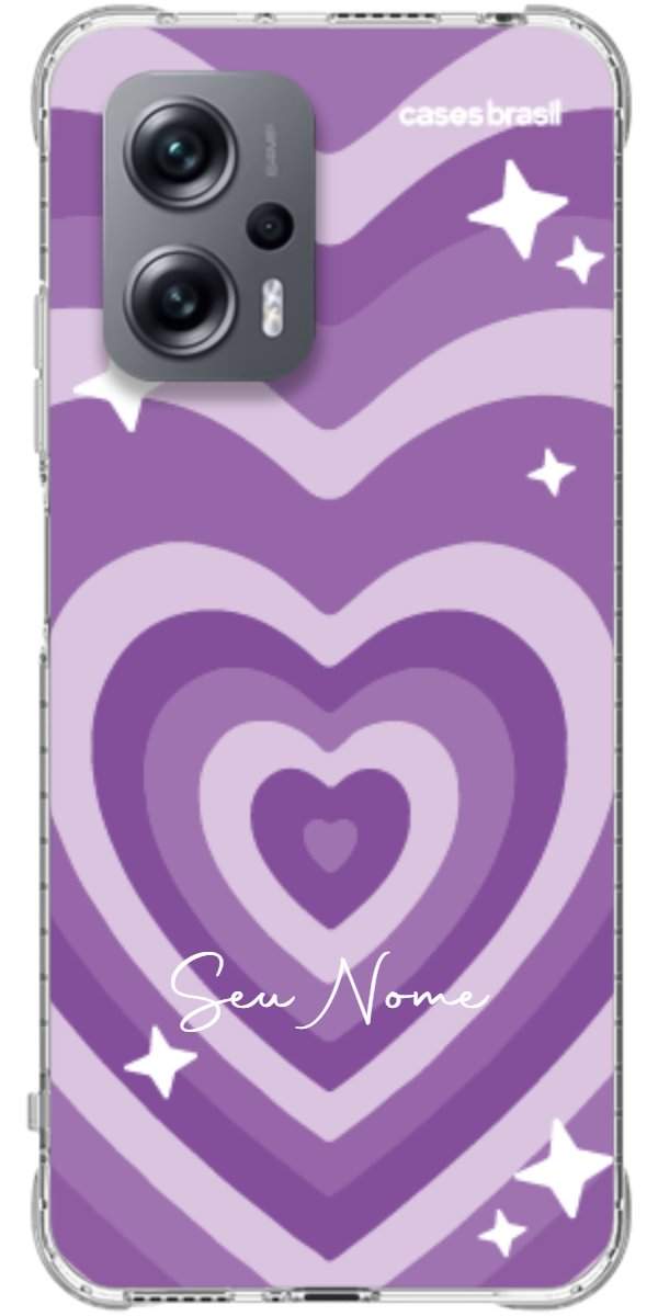 Capinha para Celular Amor Roxinho