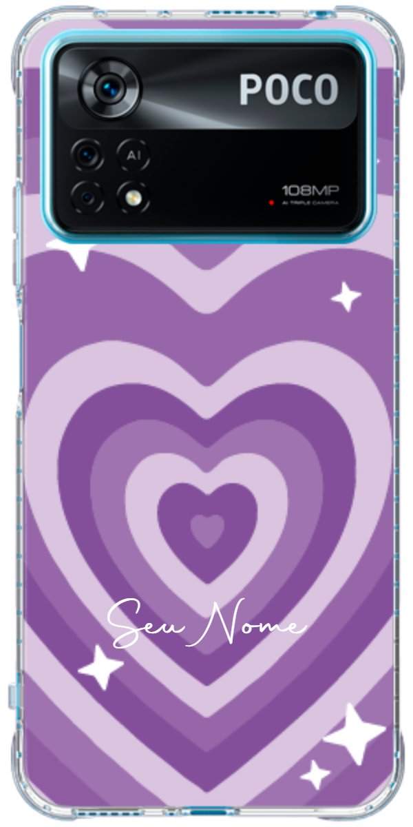 Capinha para Celular Amor Roxinho