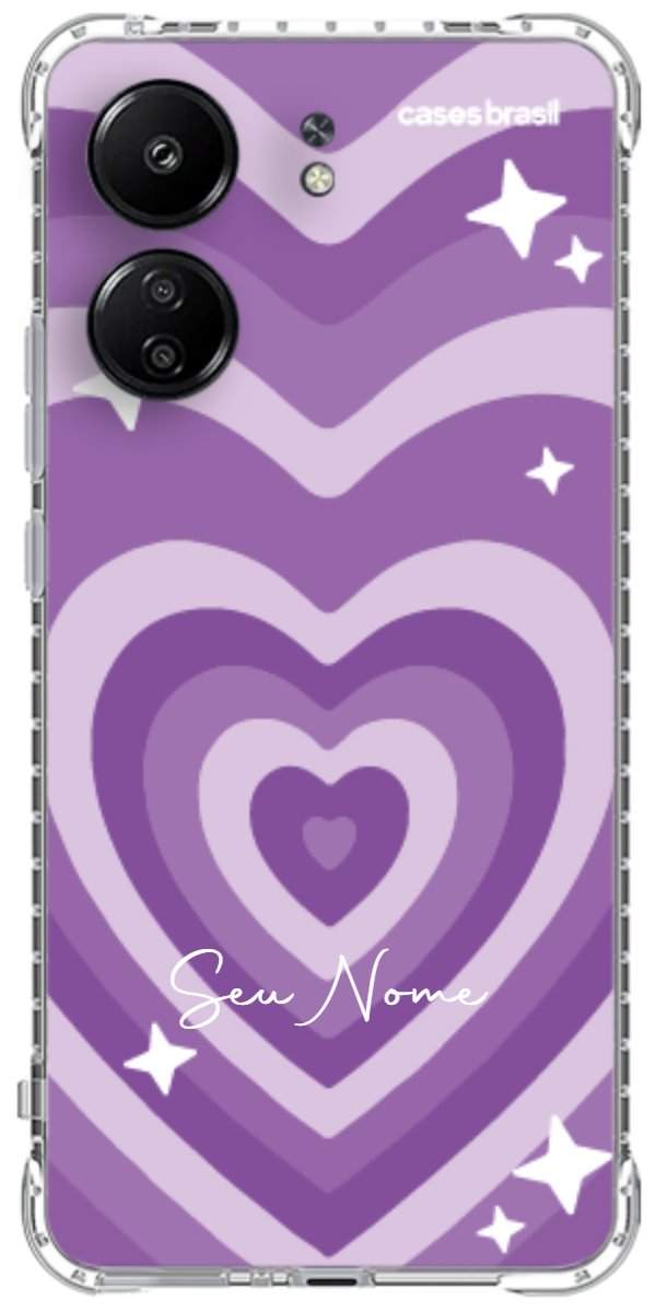 Capinha para Celular Amor Roxinho