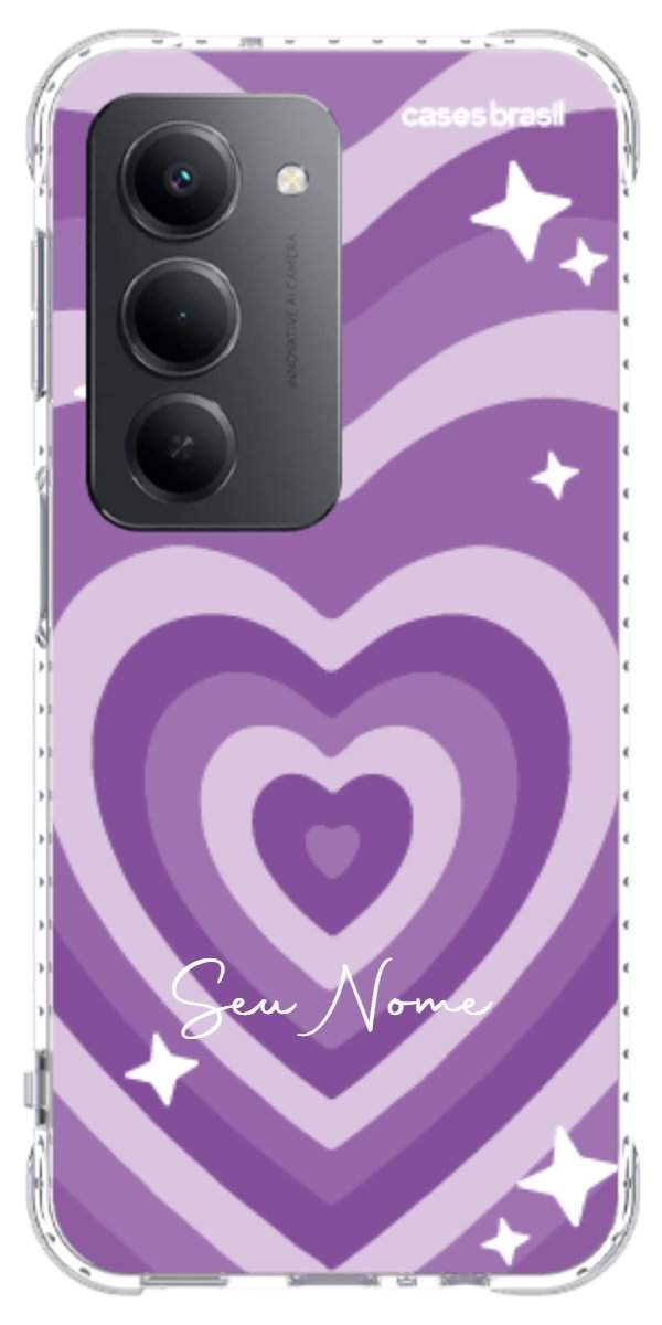 Capinha para Celular Amor Roxinho