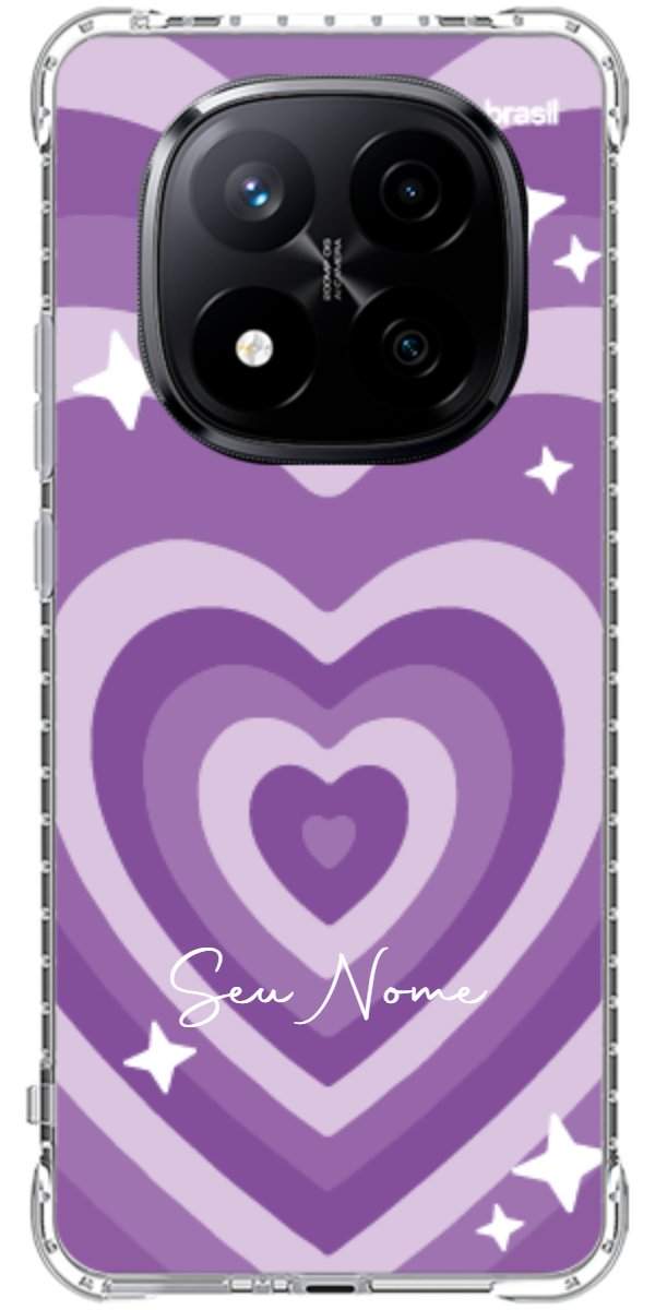 Capinha para Celular Amor Roxinho