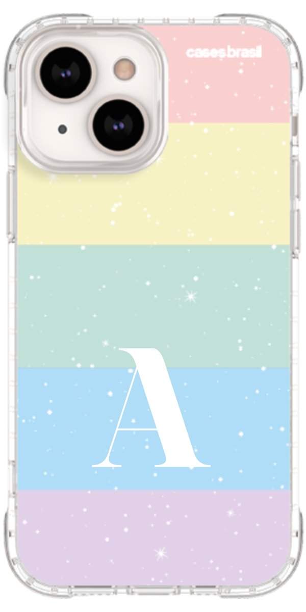 Capinha para Celular Arco-íris Estrelado