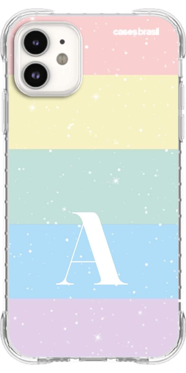 Capinha para Celular Arco-íris Estrelado