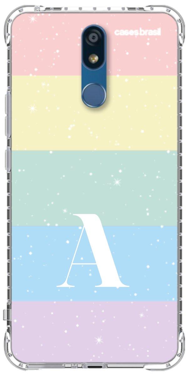 Capinha para Celular Arco-íris Estrelado