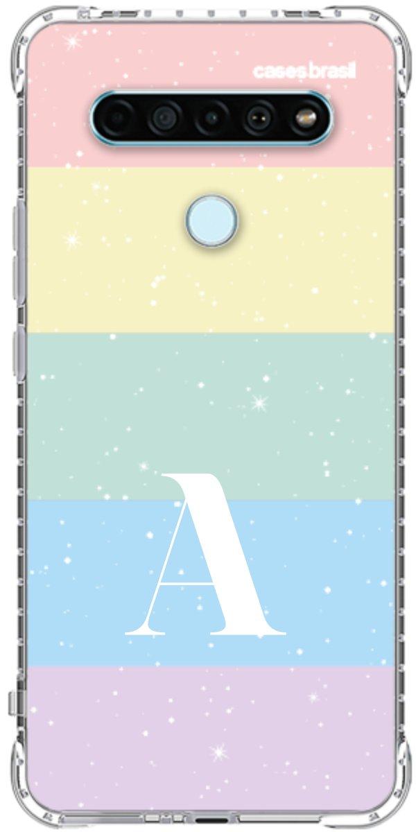 Capinha para Celular Arco-íris Estrelado