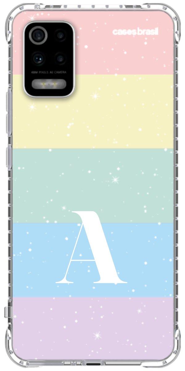 Capinha para Celular Arco-íris Estrelado