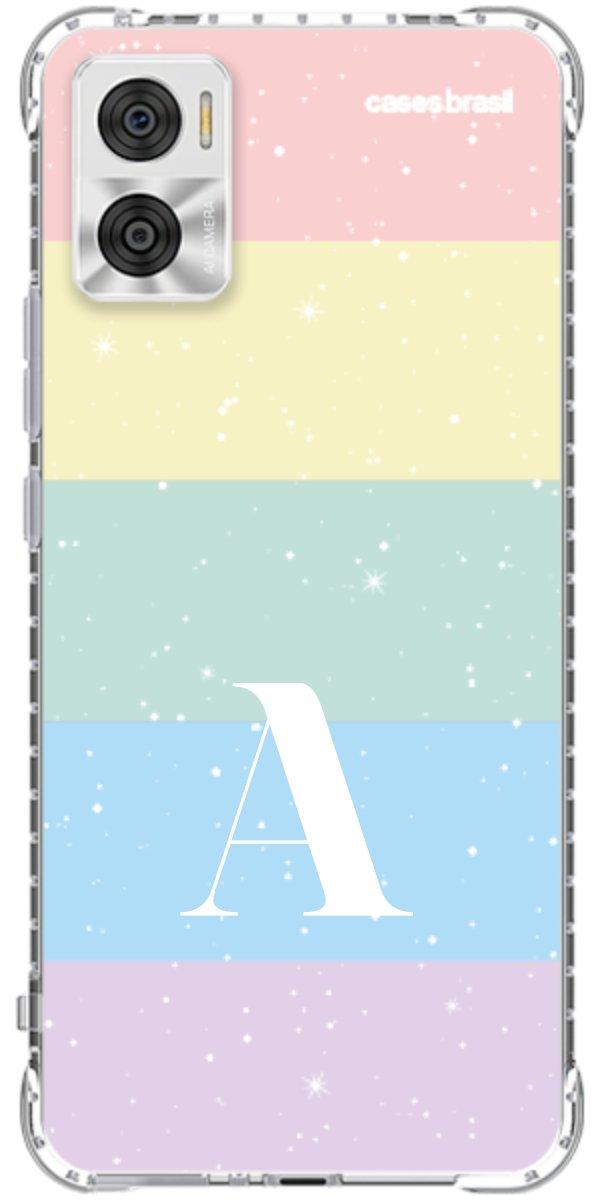 Capinha para Celular Arco-íris Estrelado