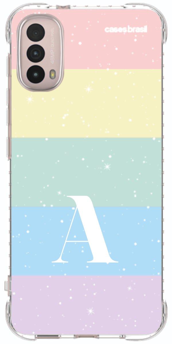 Capinha para Celular Arco-íris Estrelado