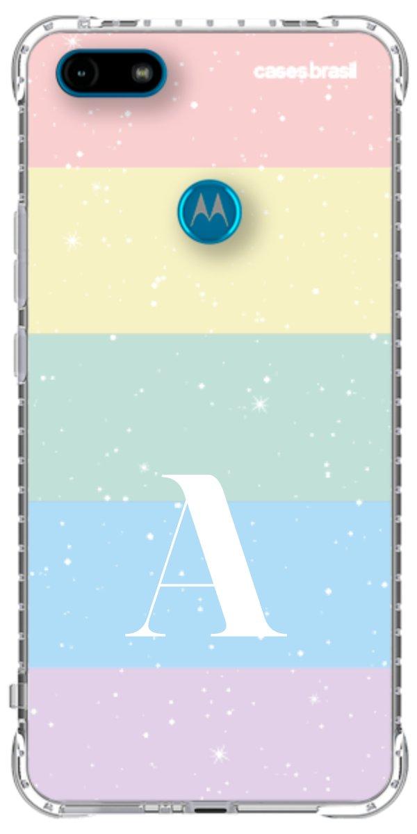 Capinha para Celular Arco-íris Estrelado