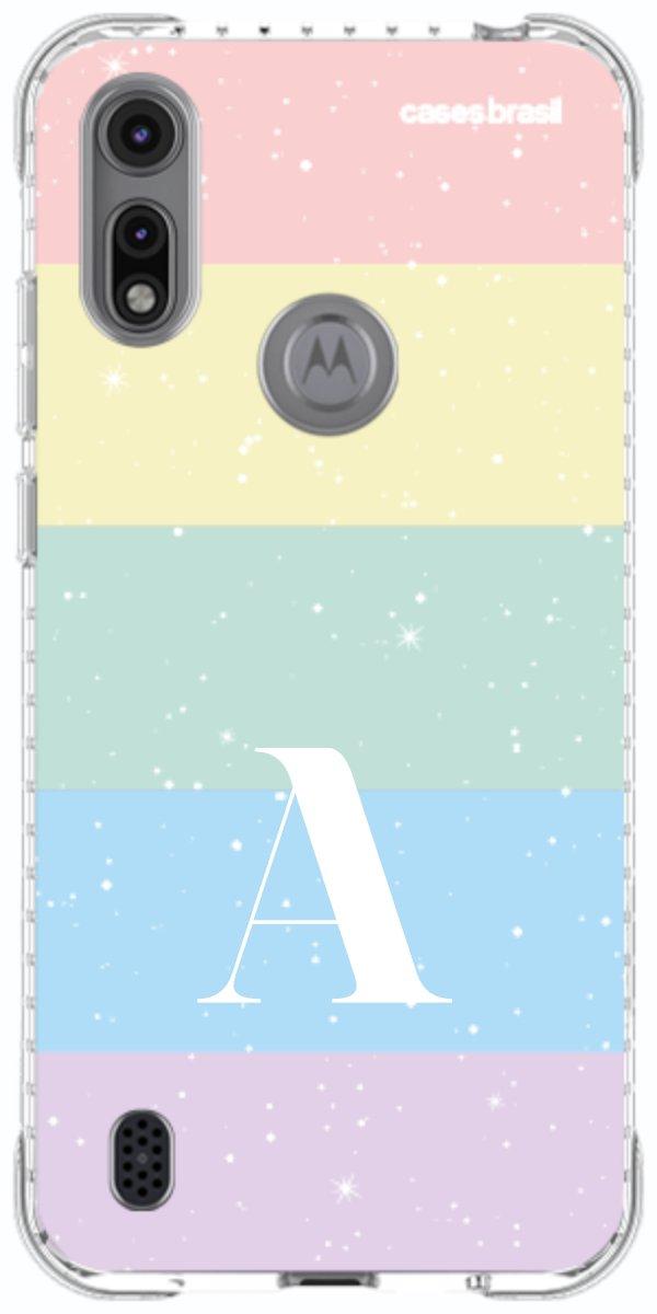 Capinha para Celular Arco-íris Estrelado