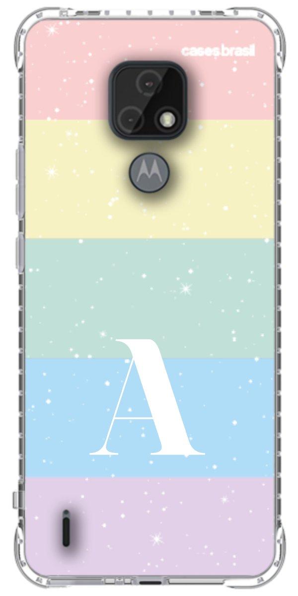 Capinha para Celular Arco-íris Estrelado