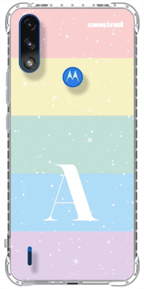 Capinha para Celular Arco-íris Estrelado