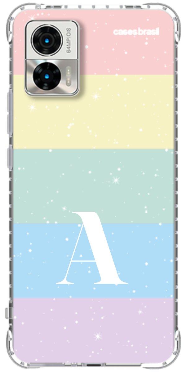 Capinha para Celular Arco-íris Estrelado