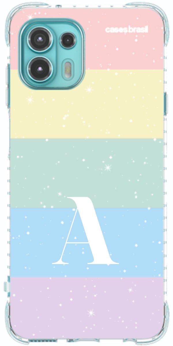 Capinha para Celular Arco-íris Estrelado