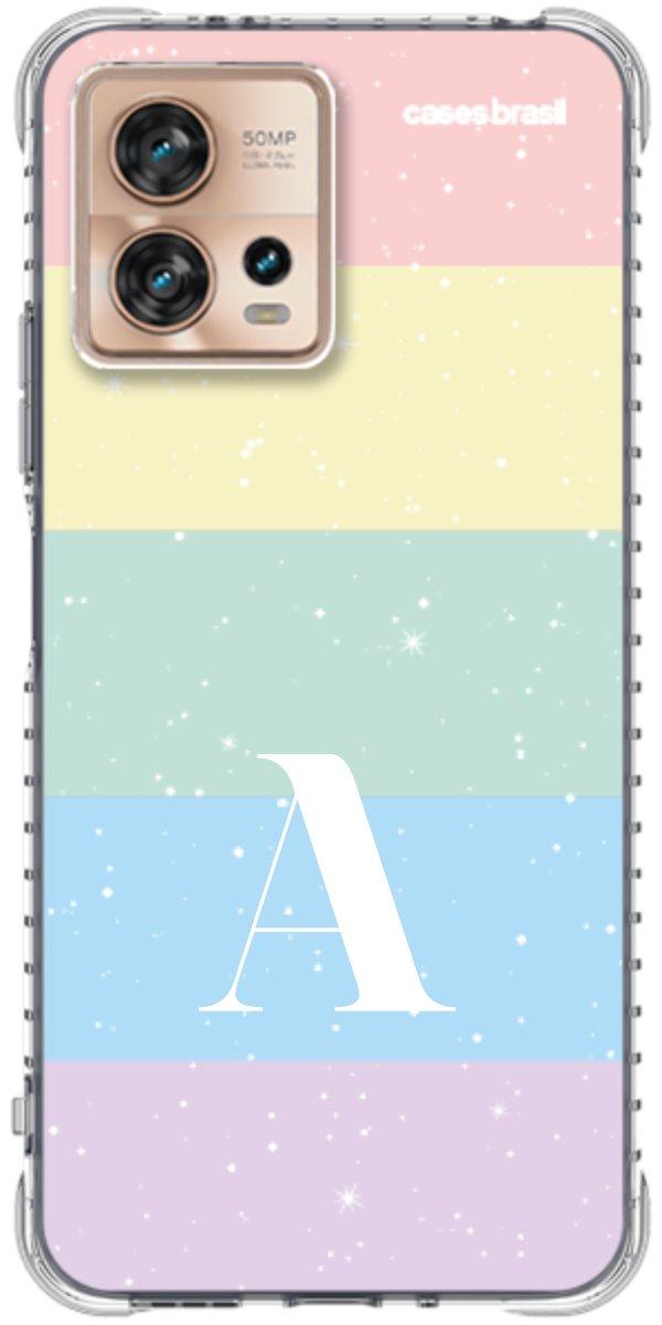 Capinha para Celular Arco-íris Estrelado