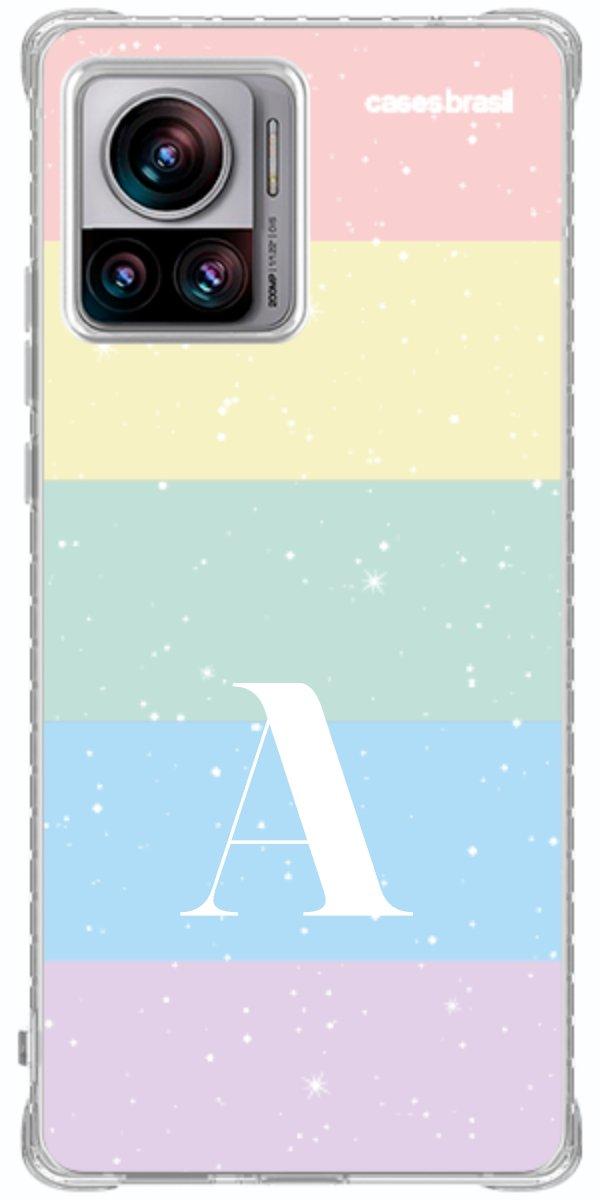 Capinha para Celular Arco-íris Estrelado