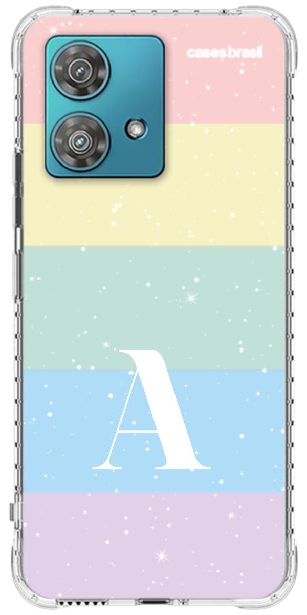 Capinha para Celular Arco-íris Estrelado