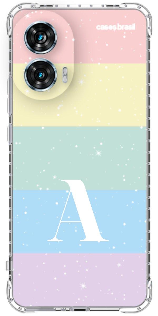 Capinha para Celular Arco-íris Estrelado