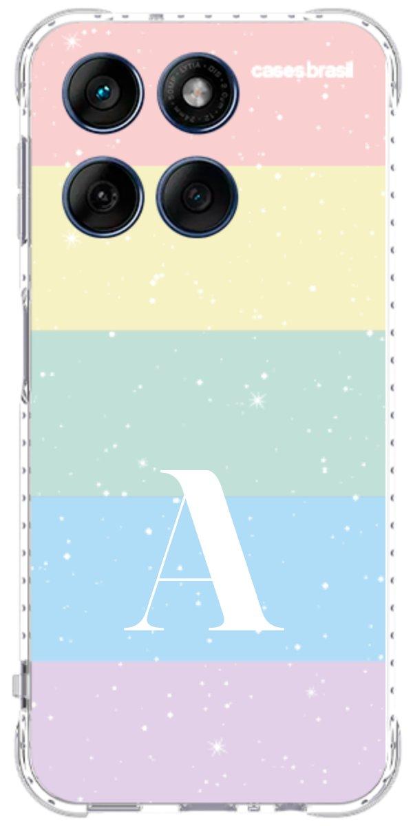 Capinha para Celular Arco-íris Estrelado