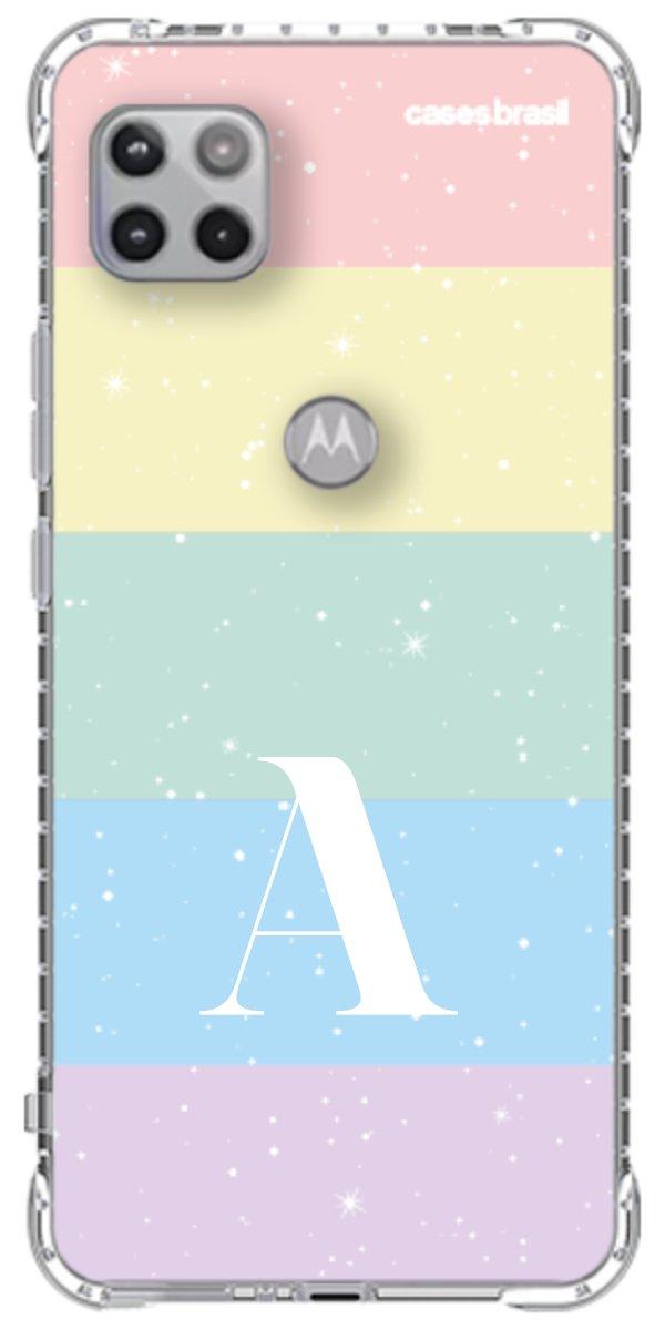 Capinha para Celular Arco-íris Estrelado