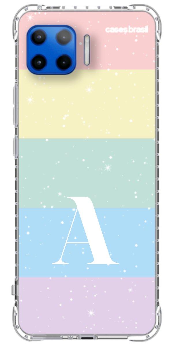 Capinha para Celular Arco-íris Estrelado