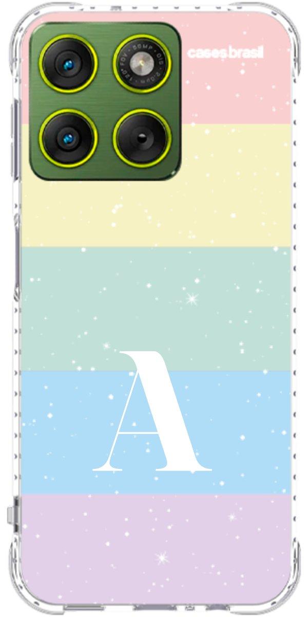 Capinha para Celular Arco-íris Estrelado