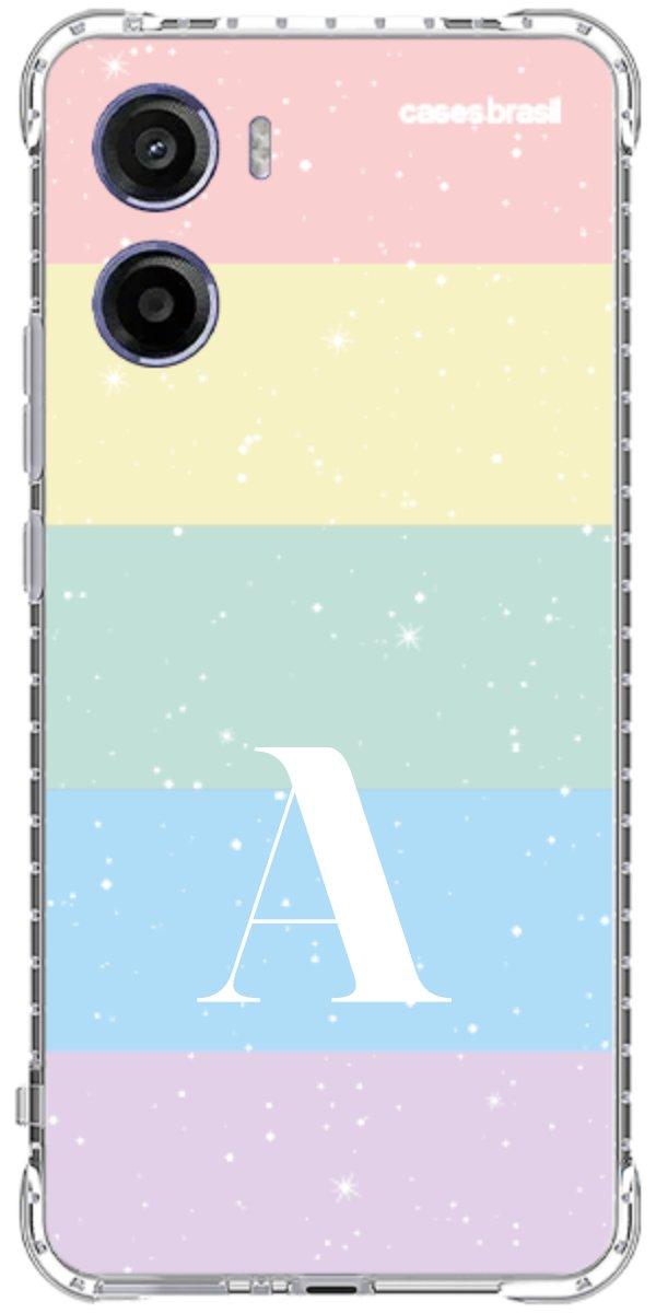 Capinha para Celular Arco-íris Estrelado