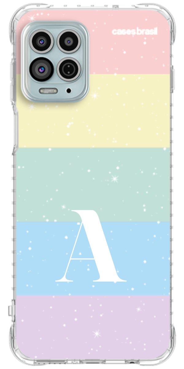 Capinha para Celular Arco-íris Estrelado