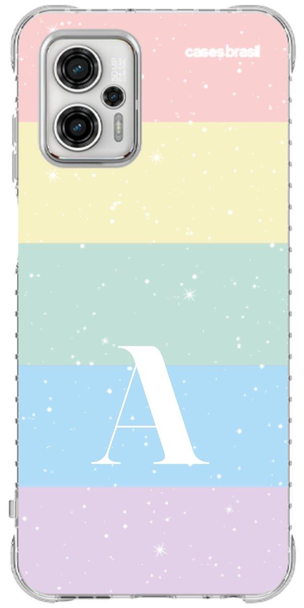 Capinha para Celular Arco-íris Estrelado