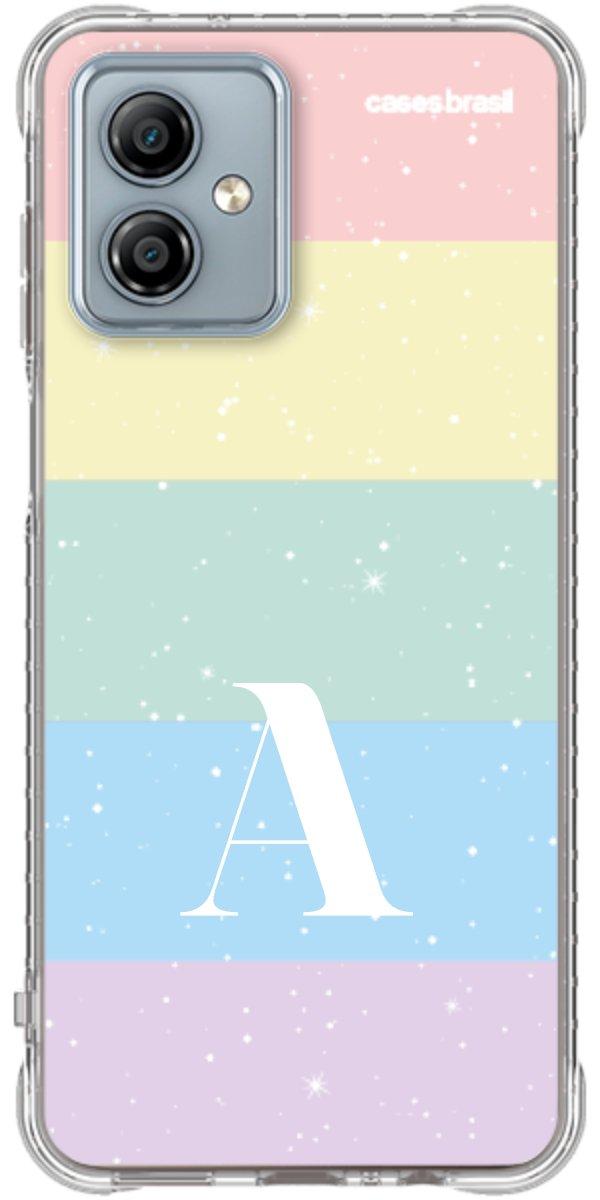 Capinha para Celular Arco-íris Estrelado