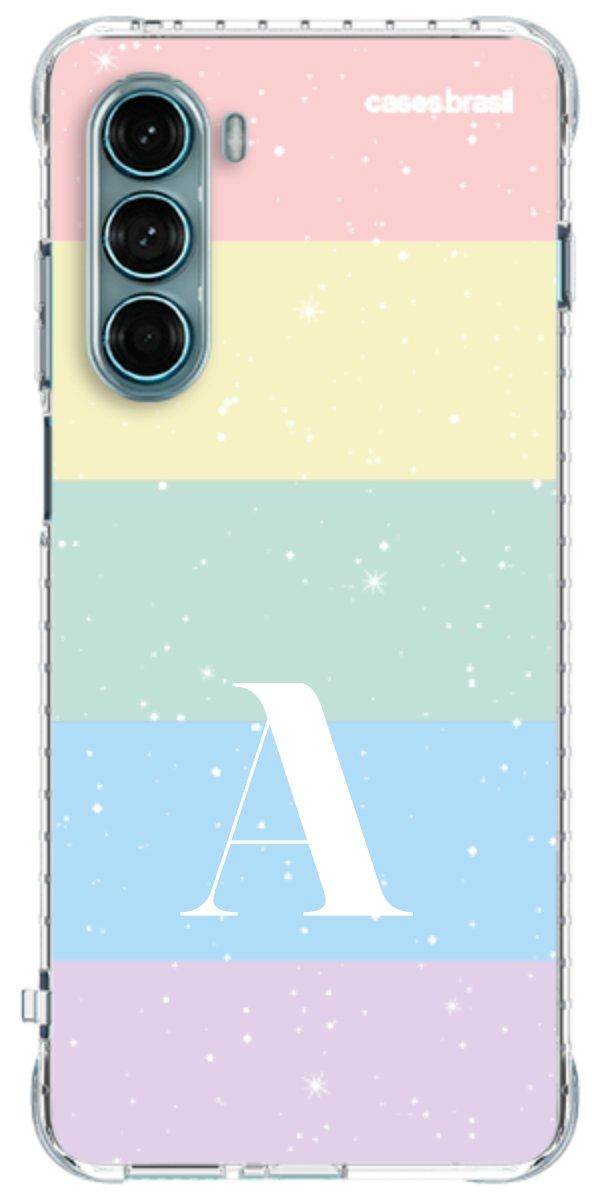 Capinha para Celular Arco-íris Estrelado